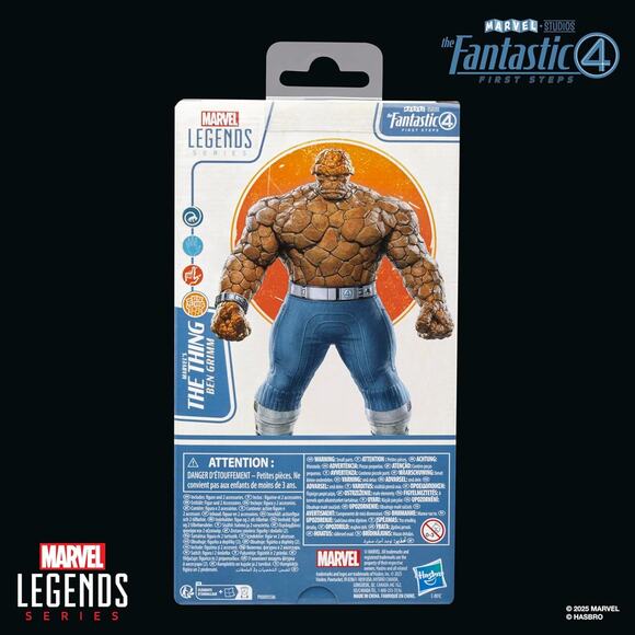 Marvel Legends Series The Fantastic 4-First Steps: The Thing 6" Action Figure - Picture 7 of 7